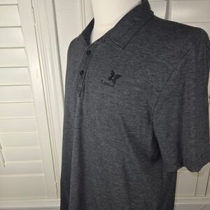 TravisMathew Kapalua Polo Shirt XL Gray Heather Short Sleeve Golf Casual